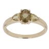 9ct Yellow Gold Citrine Three Stone Ring
