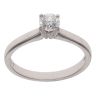 Platinum 0.33ct Brilliant Cut Diamond Solitaire Ring