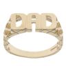 9ct Yellow Gold Patterned Dad Ring