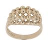 9ct Yellow Gold Five Row Keeper Ring