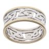 9ct Yellow and White Gold Celtic Band 7.9mm