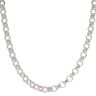 Sterling Silver Patterned And Plain Belcher Chain 24"