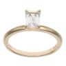 9ct Yellow Gold Cubic Zirconia Single Stone Ring