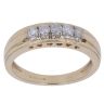 9ct Yellow Gold 0.25ct Brilliant Cut Diamond Five Stone Ring