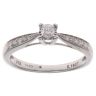 9ct White Gold 0.19ct Diamond Solitaire Ring