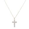 9ct Yellow Gold 0.45ct Diamond Cross Pendant and Chain 22"