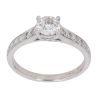 18ct White Gold 0.84ct Brilliant Cut Diamond Solitaire Ring