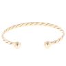 9ct Yellow Gold Twist Torque Bangle