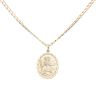 9ct Yellow Gold St George Pendant and Chain 28"