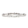 18ct White Gold 2.93ct Diamond Tennis Bracelet