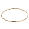 9ct Yellow Gold Patterned Twist Bangle