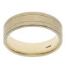 9ct Yellow Gold Stripe Wedding Band 5.9mm