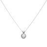 Platinum 0.80ct Brilliant Cut Diamond Solitaire Pendant and Chain 18"