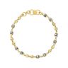 22ct Yellow Gold Baby Bracelet With Crystals
