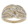 9ct Yellow Gold 1.00ct Diamond Fancy Ring