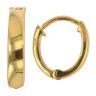 22ct Yellow Gold Plain Huggies Earrings