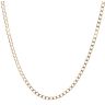 9ct Yellow Gold Curb Chain 20"