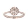 18ct White Gold 1.15cts Brilliant Cut Solitaire Illusion Set Ring