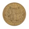 1853 Victoria Young Head Shield UK Full Sovereign Coin
