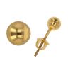 22ct Yellow Gold Ball Stud Earrings