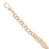9ct Yellow Gold Cubic Zirconia Boxing Glove Belcher Bracelet 6.5"