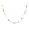9ct Yellow Gold Square Curb Chain 20"