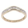 9ct Yellow Gold 0.25ct Brilliant Cut Diamond Wishbone Ring