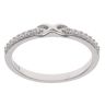 Silver Cubic Zirconia Infinity Ring By Icesia