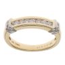 18ct Yellow Gold 0.75ct Brilliant Cut Diamond Five Stone Ring