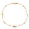 22ct Yellow Gold Bead Bracelet 7"