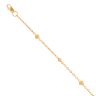 22ct Yellow Gold Bead Bracelet 7"