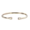 9ct Yellow Gold Angled Edge Torque Bangle
