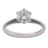18ct White Gold 0.65ct Brilliant Cut Diamond Solitaire Ring
