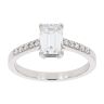 Platinum 1.18ct Emerald Cut Diamond Solitaire Ring