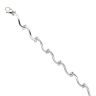 9ct White Gold Fancy Bracelet 7"