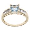 9ct Yellow Gold Beryl Single Stone Ring
