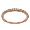 Vera Wang 18ct Rose Gold 0.23ct Brilliant Cut Diamond Half Eternity Ring