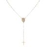 18ct Yellow Gold Rosary Beads 20"