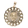 14ct Yellow Gold Lion Pendant