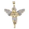14ct Yellow and White Gold Cherub Pendant