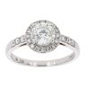 18ct White Gold 1.37ct Diamond Cluster Ring