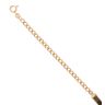 9ct Yellow Gold ID Curb Bracelet 8"