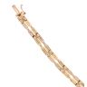 18ct Yellow and White Gold Fancy Bracelet 7.5"