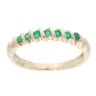 9ct Yellow Gold Emerald Eternity Ring