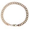 9ct Yellow Gold Curb Bracelet 8"