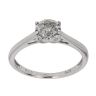 9ct White Gold 0.16ct Diamond Cluster Ring