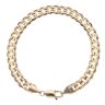 9ct Yellow Gold Curb Bracelet 9"