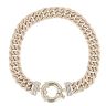 9ct Yellow Gold Double Curb Bracelet 7"