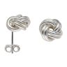Silver Small Knot Earrings