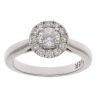 18ct White Gold 0.50ct Brilliant Cut Diamond Cluster Ring